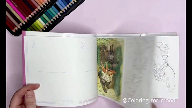 POSTCARD BOOK Peter Rabbit's story / Book Review смотреть онлайн