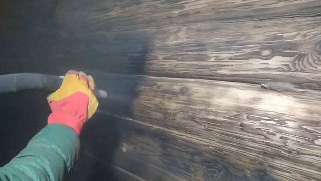 Чистка бани после пожара пескоструем смотреть онлайн