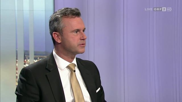 Norbert Hofer - ORF Pressestunde - 10.4.2016
