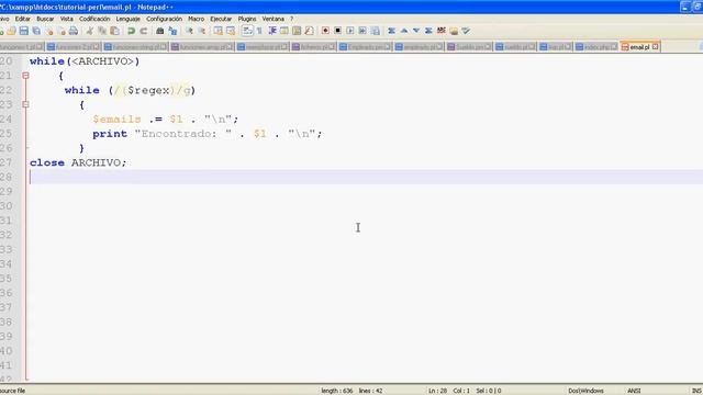 Tutorial de Perl parte 28 - LWP::Simple: Encontrar-rastrear emails en la web смотреть онлайн
