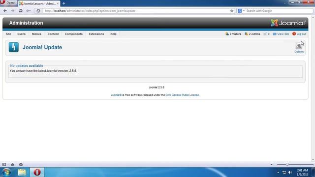 How to Update Joomla 2.5 to 3.0 via Internet смотреть онлайн