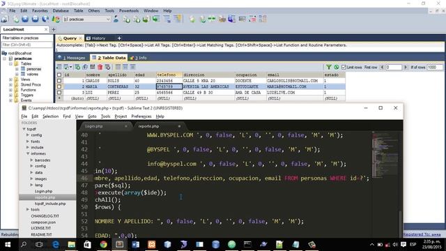 Crear reportes con PHP (TCPDF y Mysql) смотреть онлайн