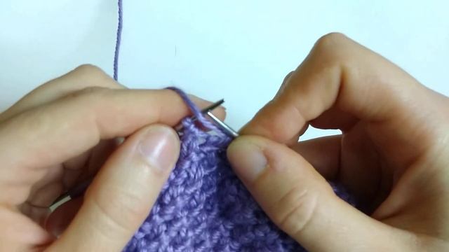 Крупный или двойной жемчужный узор спицами для пальто и кардигана. (рис, рисовый). Вязание спицами смотреть онлайн