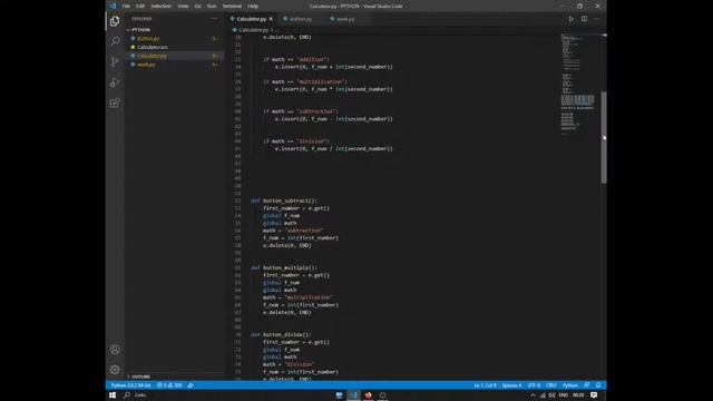 Simple Calculator ((****Python Tkinter****)) смотреть онлайн