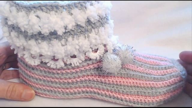 Сапожки на Ваши ножки. Вязание крючком. смотреть онлайн