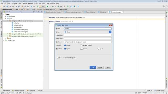 Coding Space Invaders for Android part 2: Coding the project outline and preparing the resources смотреть онлайн