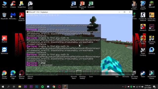 How to get Auto Miner Minecraft Mod 1.16.4 -download & install Baritone 1.16.4 compatible with Forg смотреть онлайн