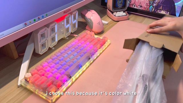 elgato wave 3 pink 🌸 cozy unboxing, pink desk setup смотреть онлайн