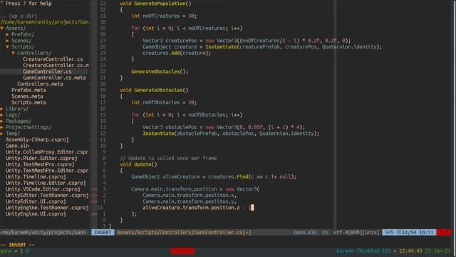 Genetic Algorithm Neural Network - Part 2: Unity and C# смотреть онлайн