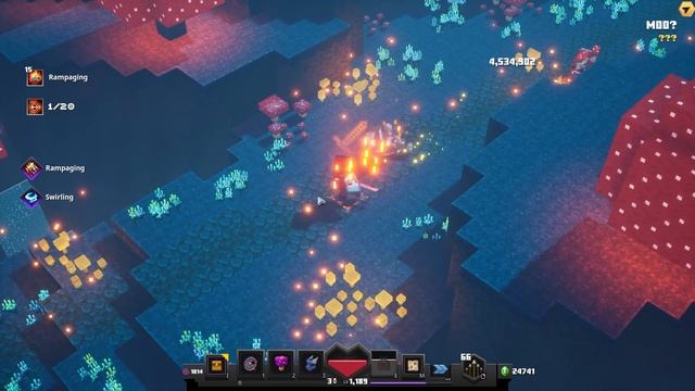 What If? QUADRUPLE RECKLESS - Impossible Enchantment Combo Showcase In Minecraft Dungeons