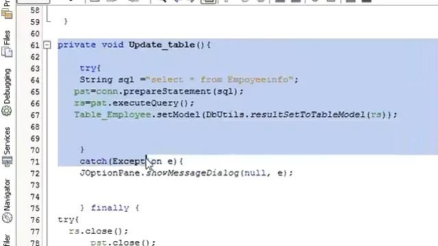 Java prog#31 Connect new jframe and Populate jatable in SQLite MySql Database in Netbeans java смотреть онлайн