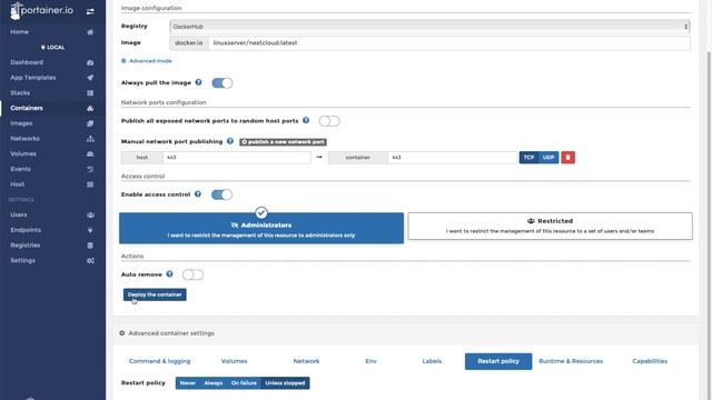 How to Install Nextcloud on Docker using Portainer смотреть онлайн