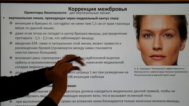 Токсин теория. Коррекция межбровъя -нюансы. смотреть онлайн