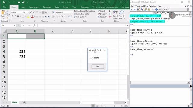 VBA Excel | Bài 2.7 смотреть онлайн