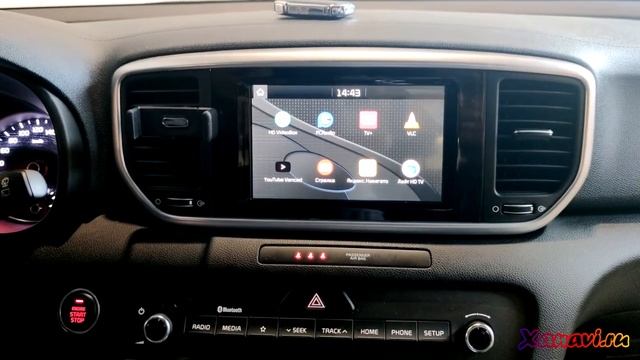 Kia Sportage (2018-20) - яндекс карты с "пробками", YouTube, TV, медиаплеер на заводкой магнитоле! смотреть онлайн