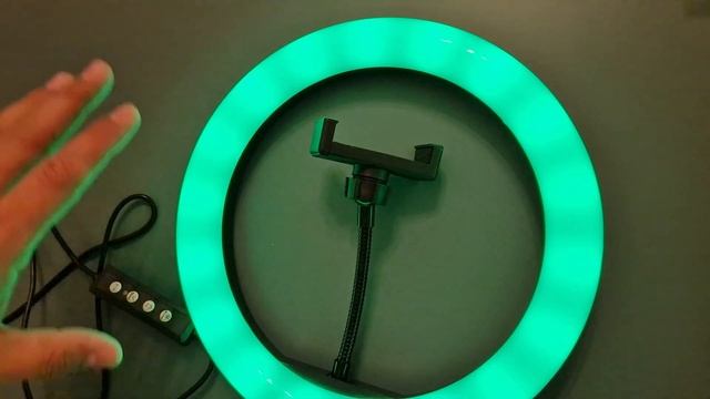 Кольцевая лампа RGB LED Soft Ring Light MJ26 смотреть онлайн