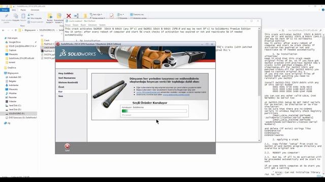 SolidWorks 2014/ 2015| Kurulum Nasıl Yapılır? смотреть онлайн