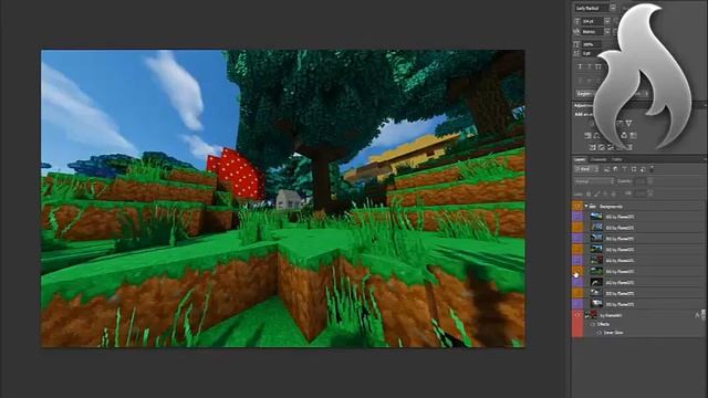 Minecraft Background Pack +1 Font | By FlameGFX | FREE PACKfff