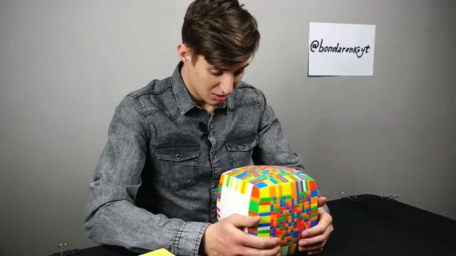 Собираю самый большой кубик рубик в мире 100×100×100 | The biggest cube rubik's in the world смотреть онлайн