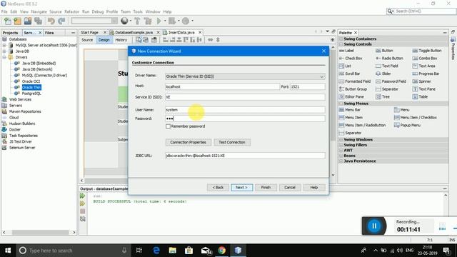 JDBC_ part 1 : proper setup using netbeans + Oracle смотреть онлайн