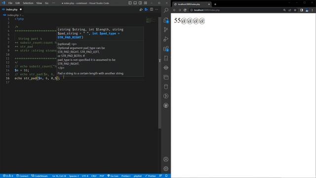 learn PHP in Arabic lesson (22) string 4 بالعربي смотреть онлайн