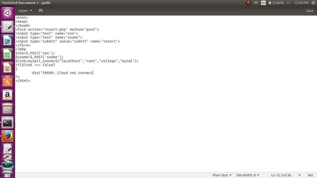 SIMPLE PHP INSERT PROGRAM смотреть онлайн