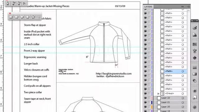 Learn How To Use a Technical Apparel Design Flat-Step10.mp4 смотреть онлайн
