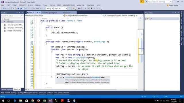 How to use ListView Control in C# смотреть онлайн