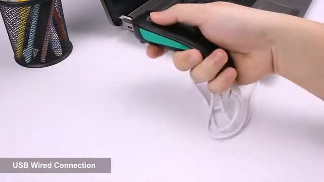 Wireless image barcode scanner NETUM C740 with 3-in-1 Connection - Bluetooth + 2,4Ghz RF + USB смотреть онлайн