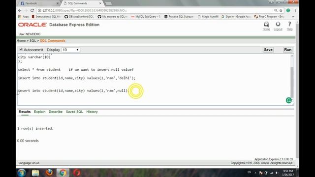 NULL values in DBMS...how to insert null value in table in sql смотреть онлайн