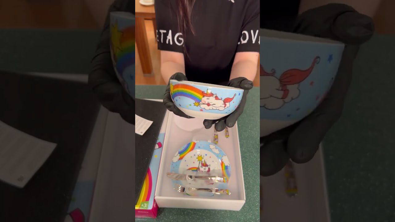 Ваш ребенок не сможет устоять перед коллекцией WMF Unicorn с изображением единорогов и яркой радуги смотреть онлайн