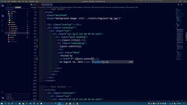 Flask Blog: Part 2 (Admin Page & Setting Up Posts) смотреть онлайн
