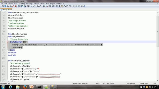 VBScript SQL Query-VBScript Sql Connection-Vbscript SQL Server-Vbscript Database SQL-Database Recor смотреть онлайн