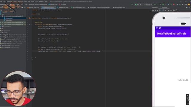 SharedPreferences in Android (Java + Kotlin) | شرح عربي في الأندرويد смотреть онлайн