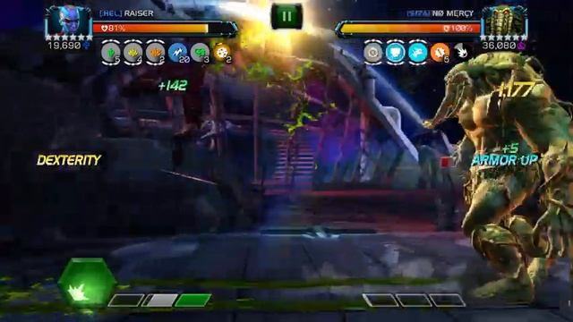 AW Node 20 | Nebula Vs Man Thing (Unstoppable Armor) | MCOC смотреть онлайн