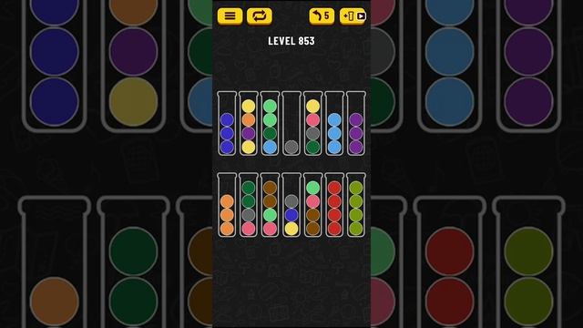 Ball Sort Puzzle - level 853 смотреть онлайн