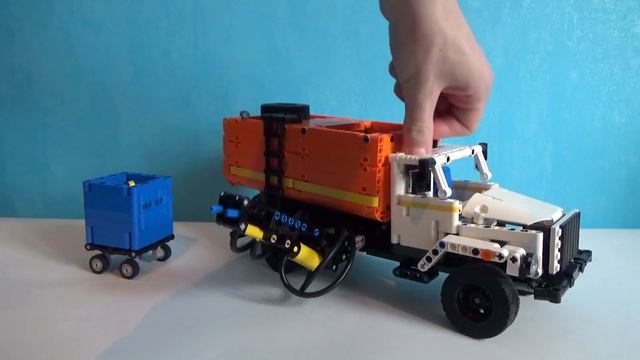 LEGO Technic Pneumatic Garbage Truck смотреть онлайн