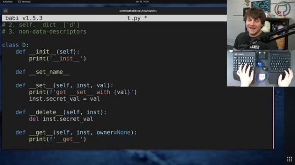 python descriptors! (advanced) anthony explains #519