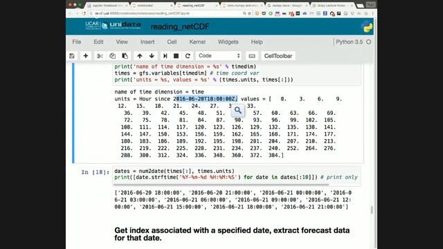 Unidata Python Workshop - Wednesday June 22 part 4 - reading, writing netCDF смотреть онлайн