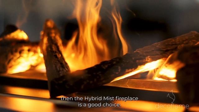 Паровой электрокамин Decoflame, Дания. Камин на воде. смотреть онлайн