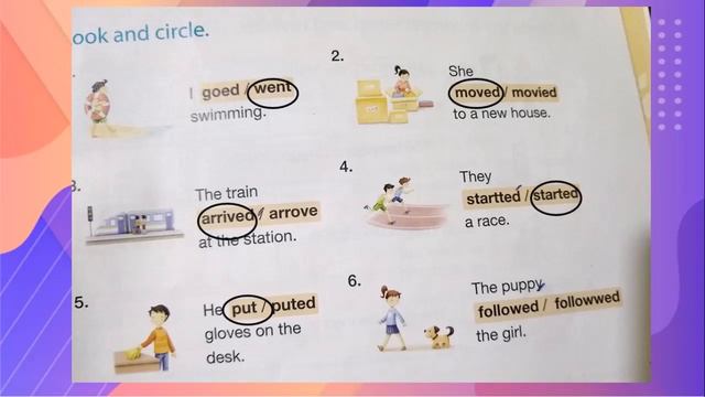 2nd grade A and B Past Simple 3rd part смотреть онлайн