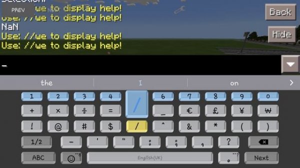 Minecraft [PE] World Edit Mod [0.13.1]  Minecraft Pocket Edition