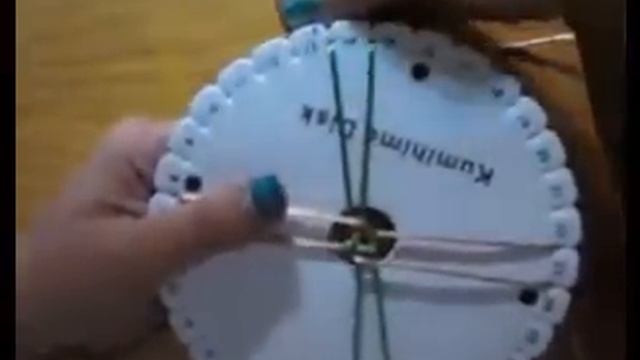 Pulsera Kumihimo Redonda Con 2 Colores.