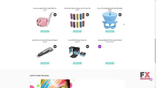 Cosmetics Store Responsive OpenCart Template TMT Casimir Kiaran смотреть онлайн