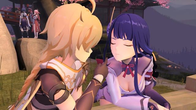 Aether dating with Ei - Genshin Impact Animation смотреть онлайн