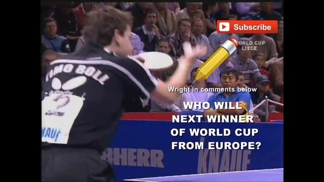 TIMO BOLL vs WANG HAO (2005 World cup/Final/Table tennis best/Timo Boll vs Wang Hao) смотреть онлайн