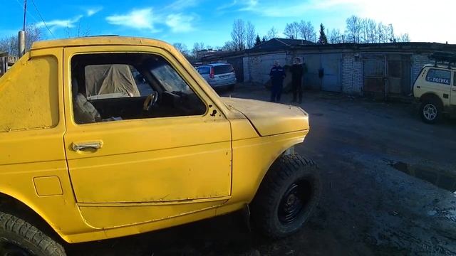 Котлета из нивы Год в гараже, одели колеса смотреть онлайн