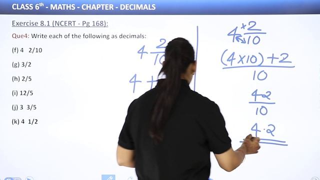 NCERT Exercise 8.1 : Question 4 - Decimals | Class 6 Maths смотреть онлайн