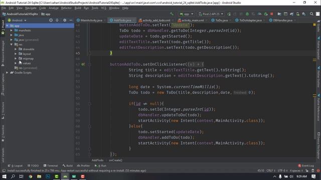 Android Sinhala Tutorial #25 - SQLite Part 02 [Design the APP] смотреть онлайн