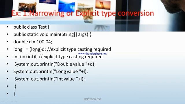 #12CORE JAVA -Typecasting in JAVA With demo смотреть онлайн